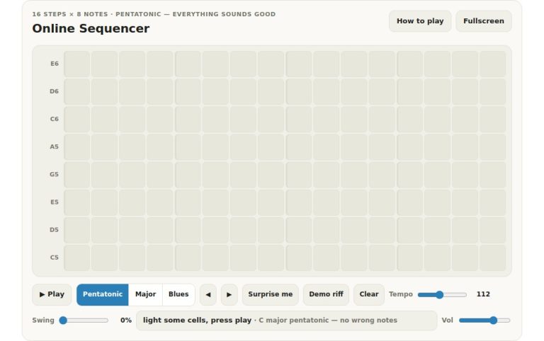 online virtual online sequencer
