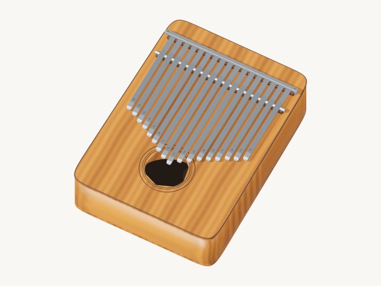 online virtual kalimba 17 key