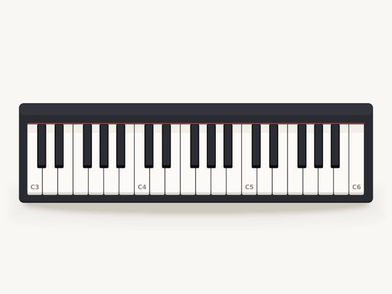 online virtual piano 37 key