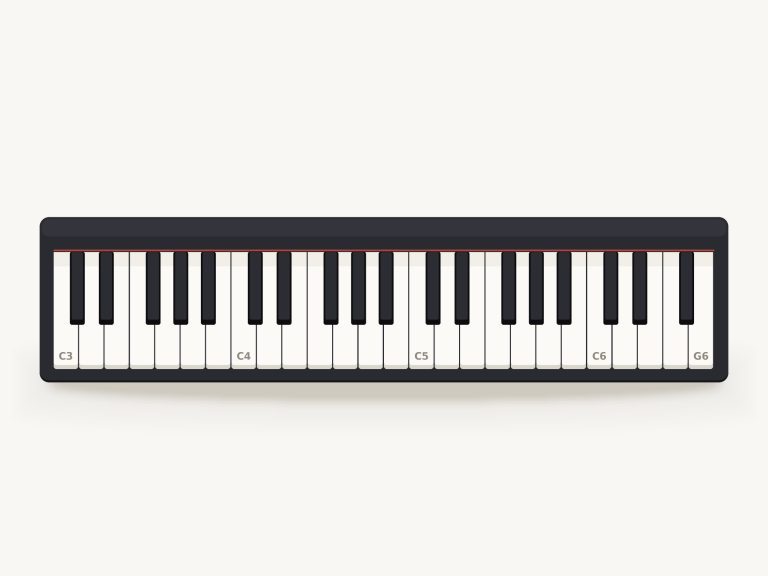 online virtual piano 44 key