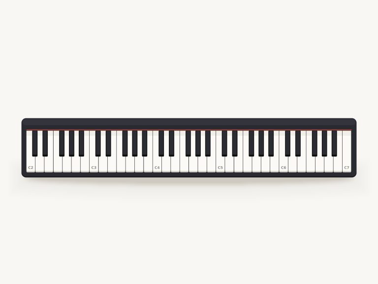 online virtual piano 61 key